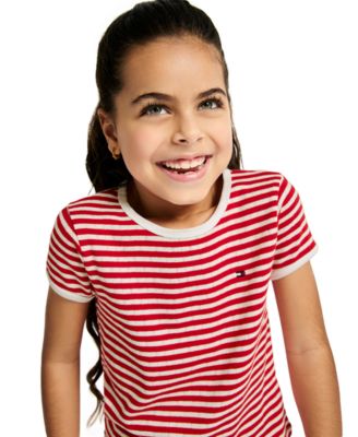 Girls' 4-6X Crewneck T-Shirt and Front Waist Skort, 2-Piece Set