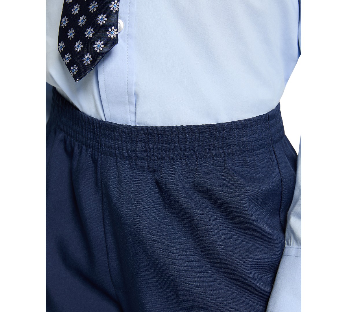 Детские Haggar SmartWash Boys' 4-7 Washable Vest, Shirt, Pants and Tie, 4-Piece Set — фото 7