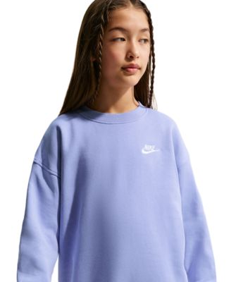 Sportswear Big Girls Club Fleece Oversized-Fit Sweatshirt 