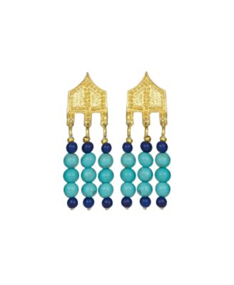 Riva Bead Drop Earrings