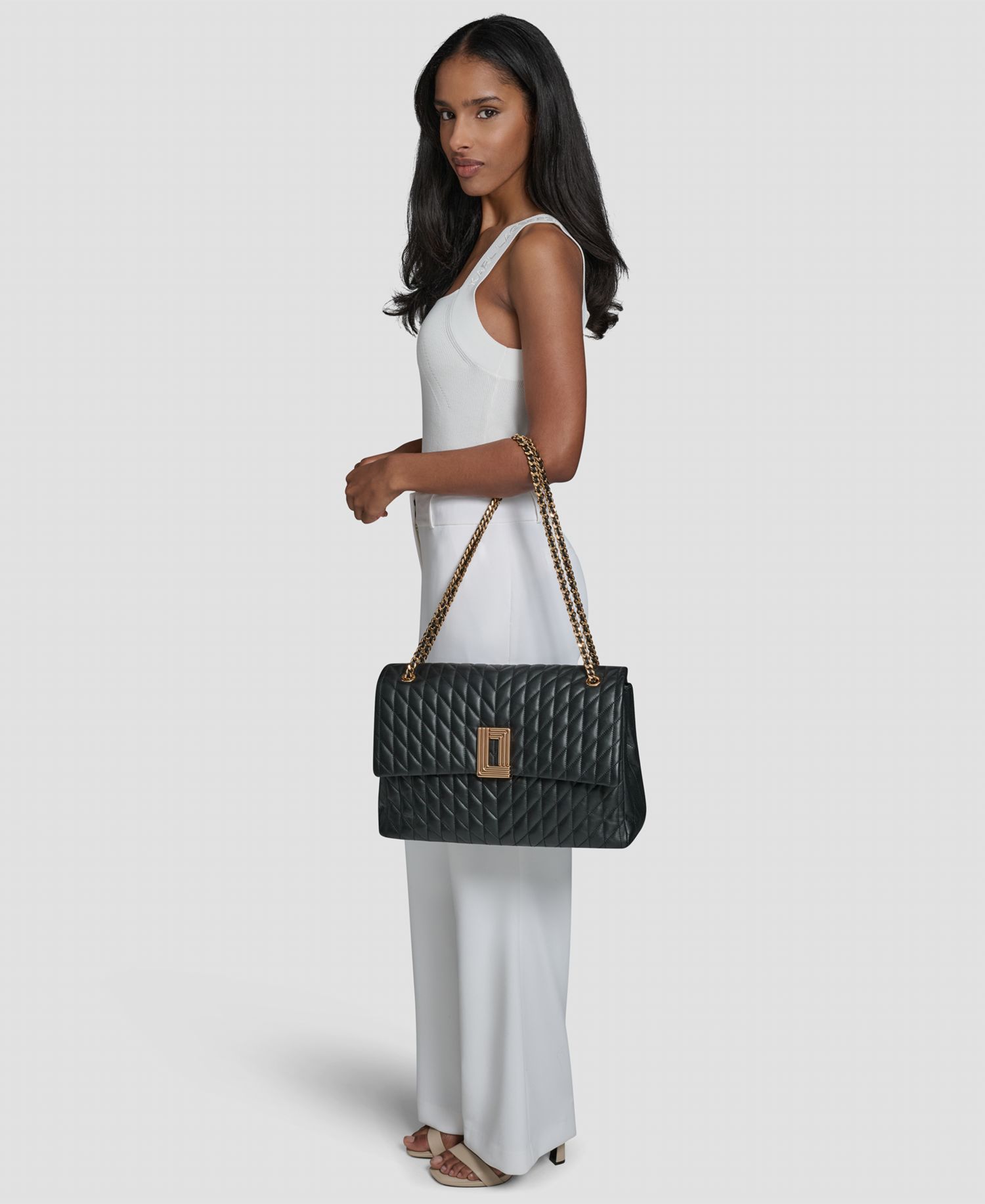 Lafayette Jumbo Leather Shoulder Bag