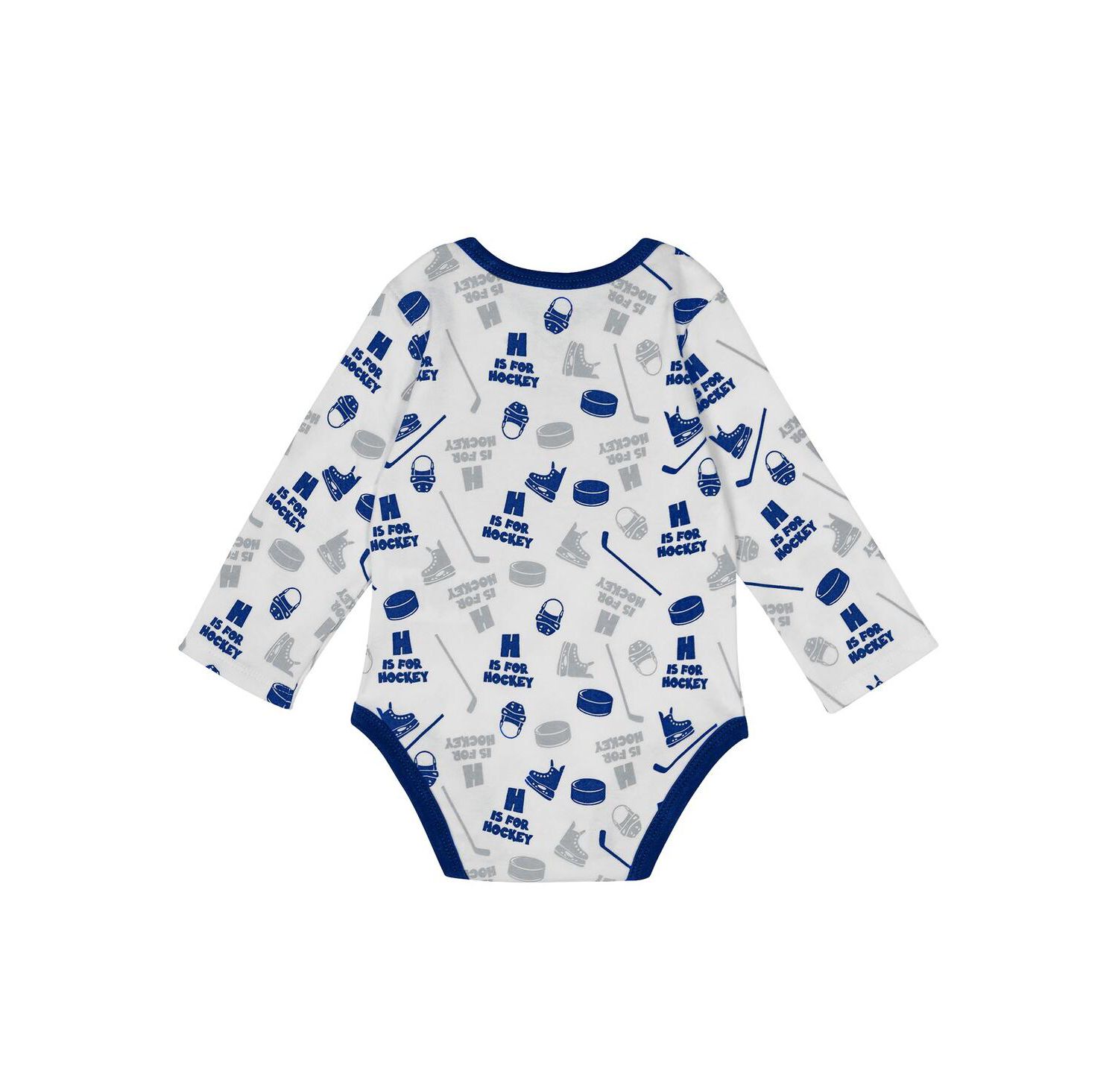 Baby Boys and Girls White Tampa Bay Lightning Quick Learner Long Sleeve Bodysuit