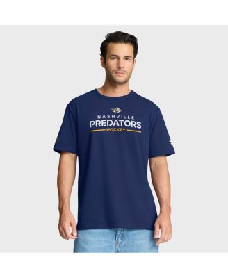 Men's Navy Nashville Predators Authentic Pro Primary T-Shirt