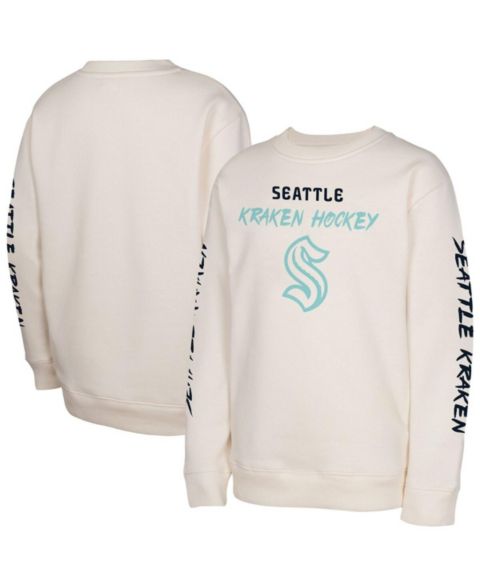 Детская толстовка Outerstuff Cream Seattle Kraken Star Power Pullover