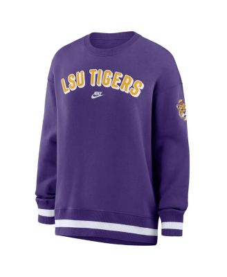Women's Purple LSU Tigers Oversized Legacy Phoenix Sweatshirt