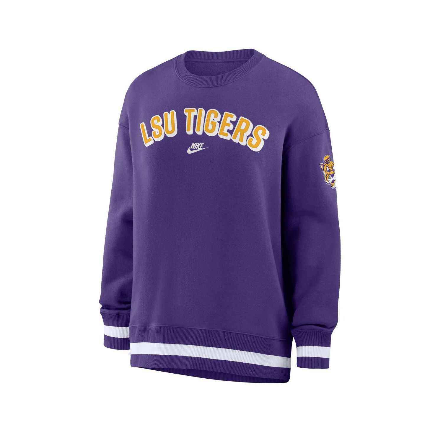 Women's Purple LSU Tigers Oversized Legacy Phoenix Sweatshirt