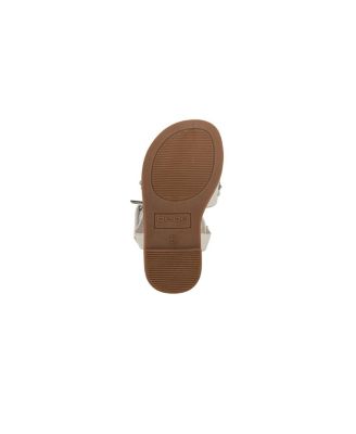 Little Girls Girl's  Fashion Sandals – Dressy Shoes with Decorative Metal Charm