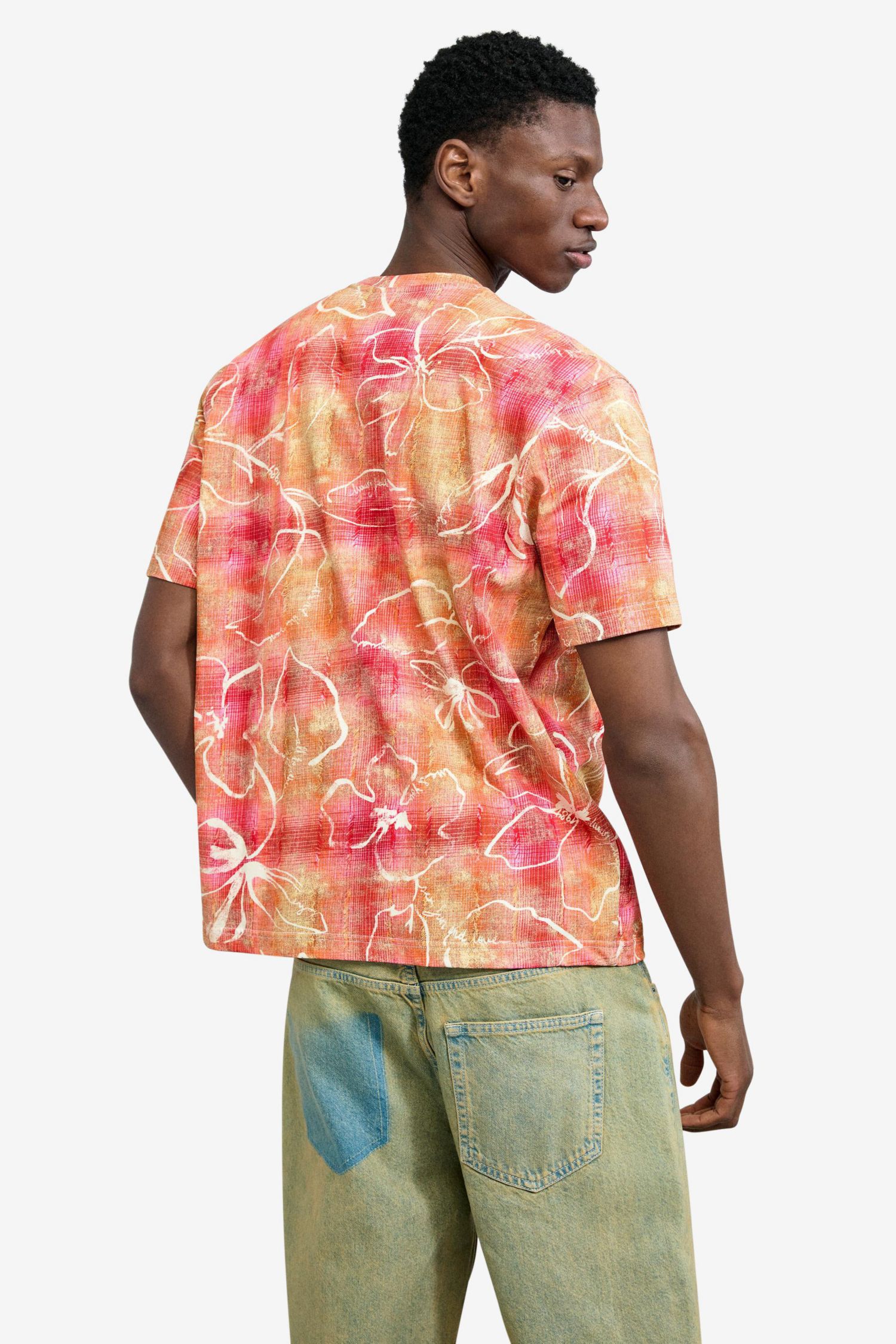 Men's T-shirt arty print