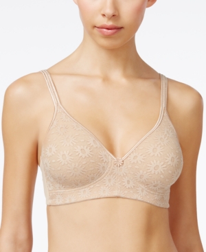 Warner's Daisy Lace Wireless Bra 2009