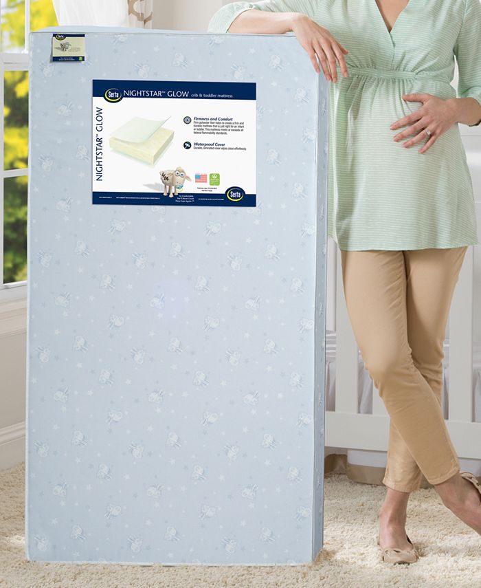 Serta Nightstar Standard Support Crib Mattress Macy's