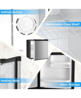 1.6 Cu. Ft. Compact Refrigerator with Chiller Compartment