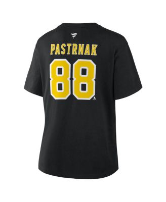 Women's David Pastrnak Black Boston Bruins 2026 NHL Stadium Series Authentic Stack Name & Number T-Shirt