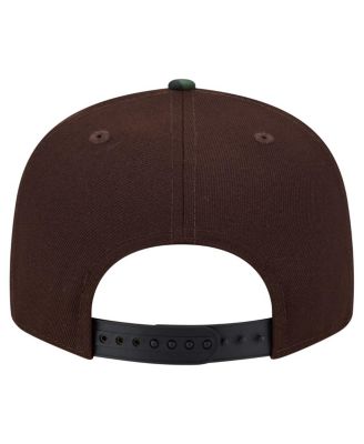 Men's Dark Brown Washington Commanders Burnt Wood Camo 9FIFTY Snapback Hat