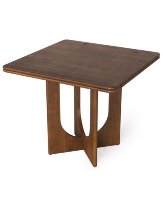Wooden Square Dining Table for 2-4 People, Small Dinner Table for Dining Room, Kitchen, Small Space