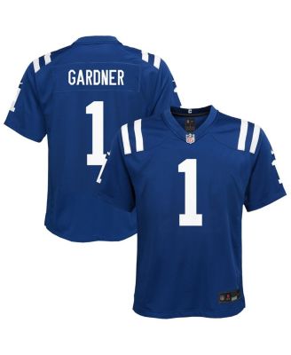 Big Boys and Girls Ahmad Sauce Gardner Blue Indianapolis Colts Home Game Jersey