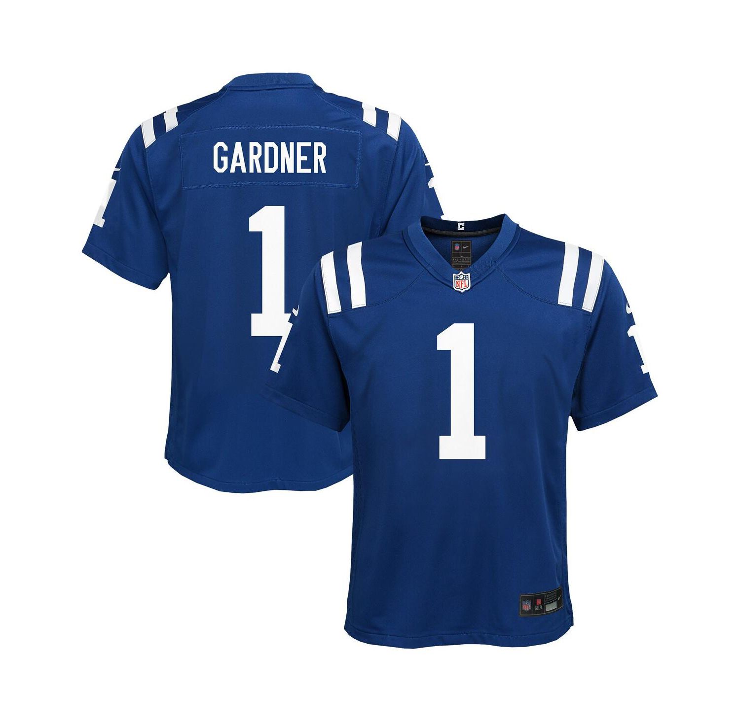 Big Boys and Girls Ahmad Sauce Gardner Blue Indianapolis Colts Home Game Jersey