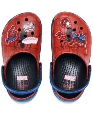 Crocs Little Kids Spider-Man Classic Clogs from Finish Line