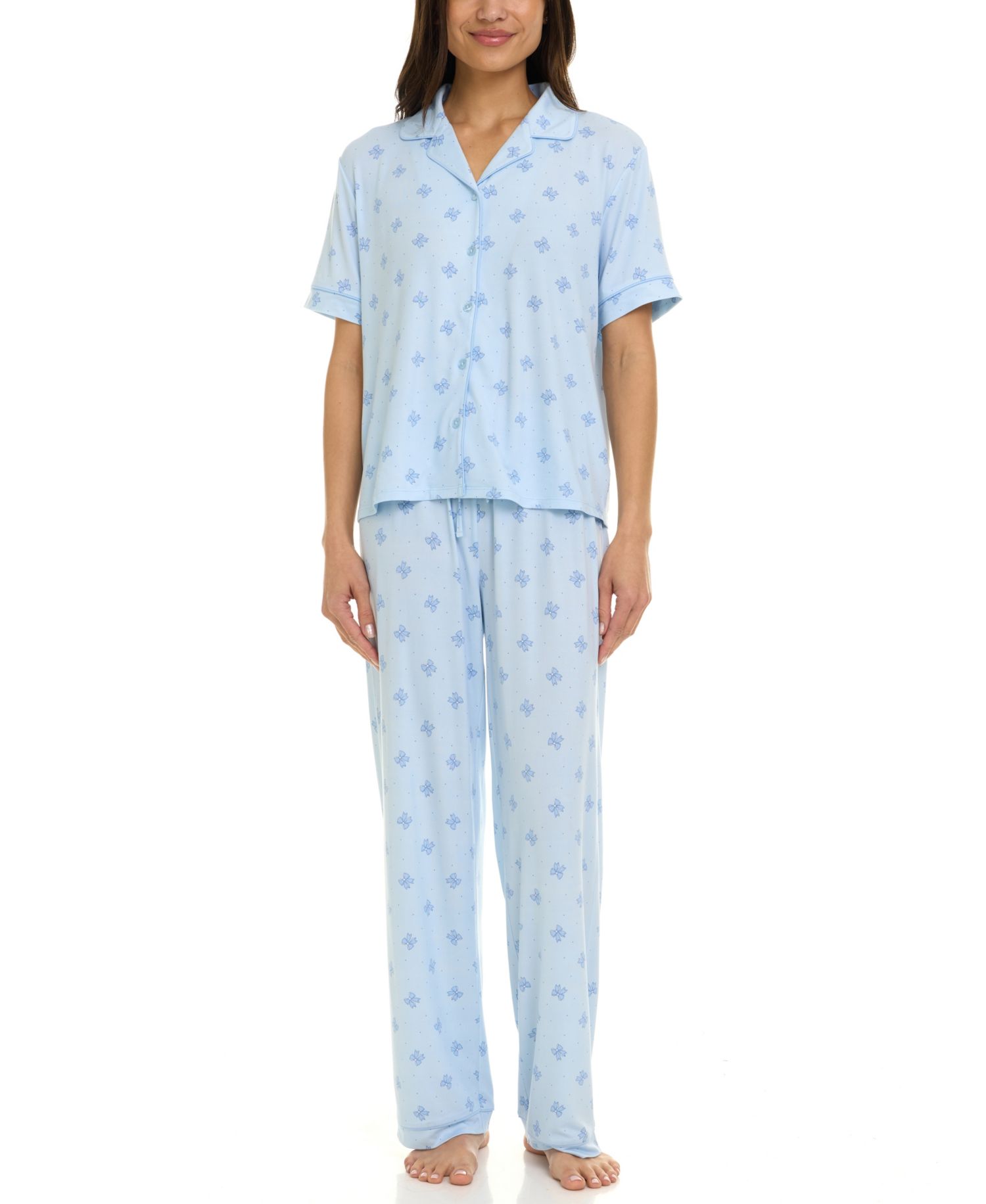 Women's Brenna Knit 3-Piece. Mix & Match PJ Set