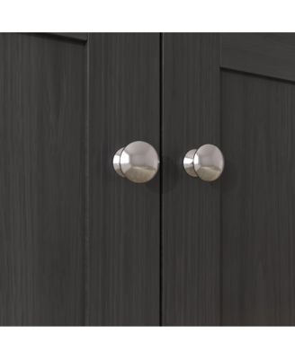 35.4" Munich Black Bathroom Vanity with Basin, Plywood Cabinet with Soft Closing Doors & 3 Drawers Storage for Small Bathrooms