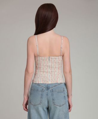 Women's Sweetheart Neck Mini Top