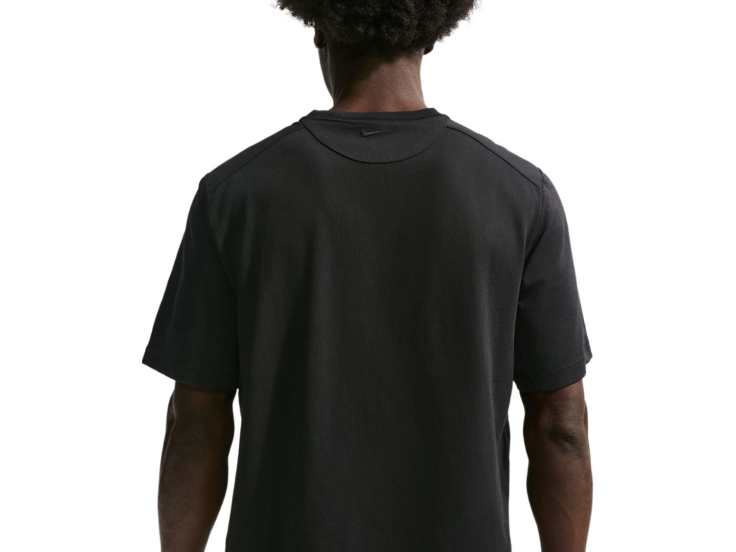 Мужская футболка Nike N.A.C. Training Crewneck, цвет: Чёрный / Дымчатый серый — фото 6