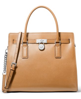 Michael Kors Hamilton Moderne Large Leather Satchel