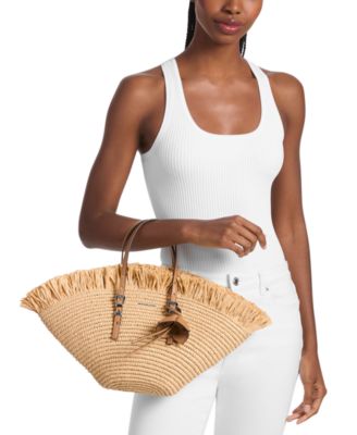 MICHAEL Isa Top Handle Small Fan Tote Bag