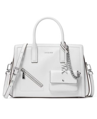 Laila Medium Center Zip Satchel Bag