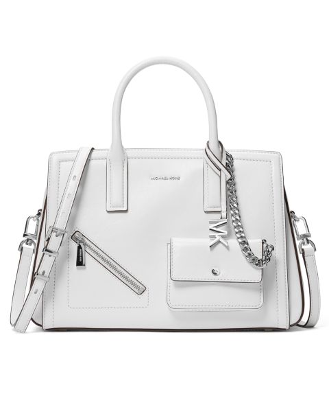 Женские сумки Michael Kors Laila Medium Center Zip Satchel Handbag
