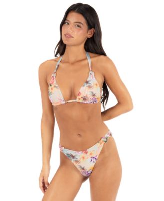 Women's Scenic Sunset Soft Tie Tri Bikini Top
