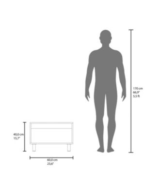 Eclipse Duo Rack and Coffee Table with Open Shelves