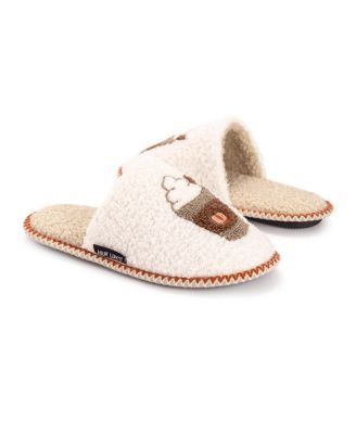 Women's Novelty Punch Needle Fall Scuff Slipper