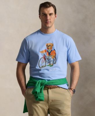 Men's Big & Tall Polo Bear Jersey T-Shirt