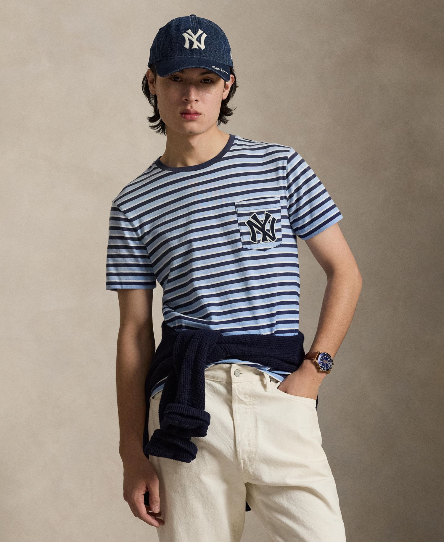 Men's Short-Sleeve Striped T-Shirt