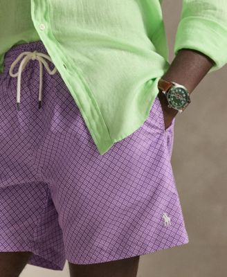 Men's Printed Swim Trunks