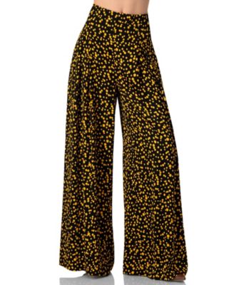 Women's Wide-Leg Polka Dot Pants