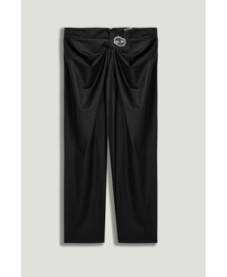 Women's Accessory Detailed Pleated Pants