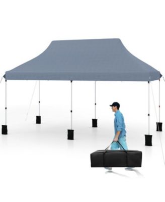 Foldable Outdoor Canopy Gazebo with Storage Bag