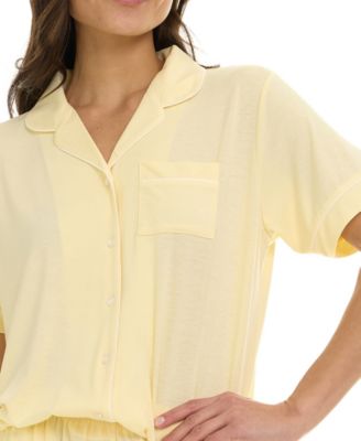 Women's Annie Notch Top and Capri Pajama 2 Piece Set