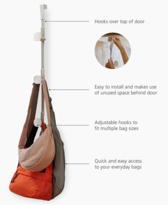 Orderly Over-Door Bag Storage System