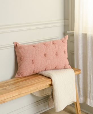 Nellie Cotton Decorative Pillow, 14" x 26"