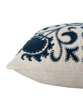 Emma Cotton Decorative Pillow, 18" x 18"