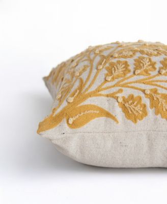 Elizabeth Cotton Decorative Pillow, 18" x 18"