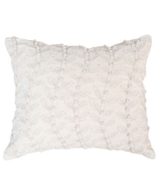 Ella Cotton Velvet Decorative Pillow, 14" x 20"