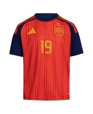 Big Boys and Girls Lamine Yamal Red Spain National Team 2026 Home Replica Jersey