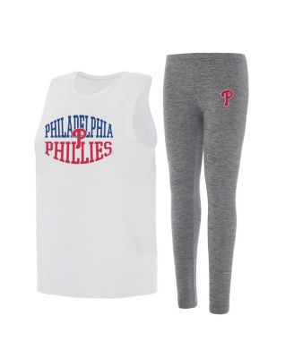 Women's Charcoal/White Philadelphia Phillies Contend Tank & Leggings Set