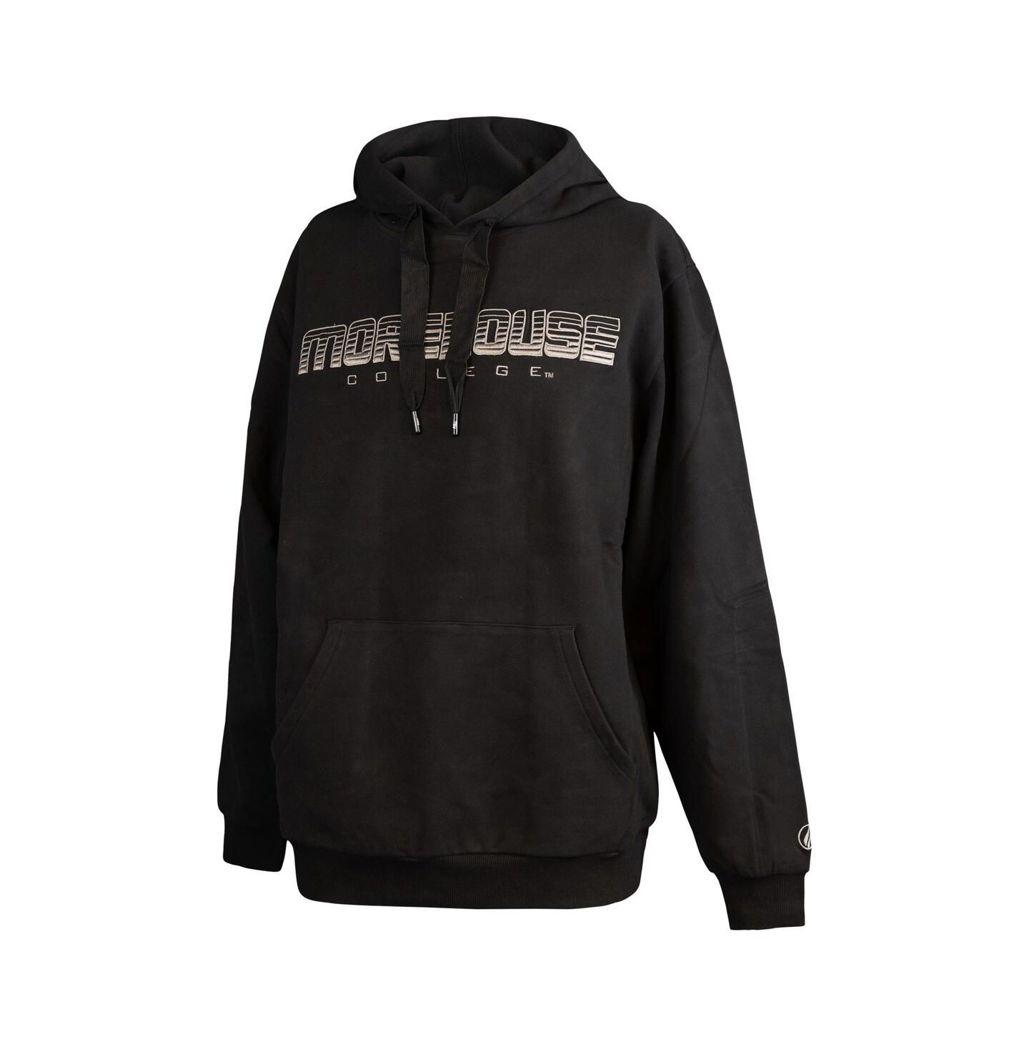 Мужское худи FISLL Black Morehouse Maroon Tigers Puff Print Sliced Pullover — фото 2
