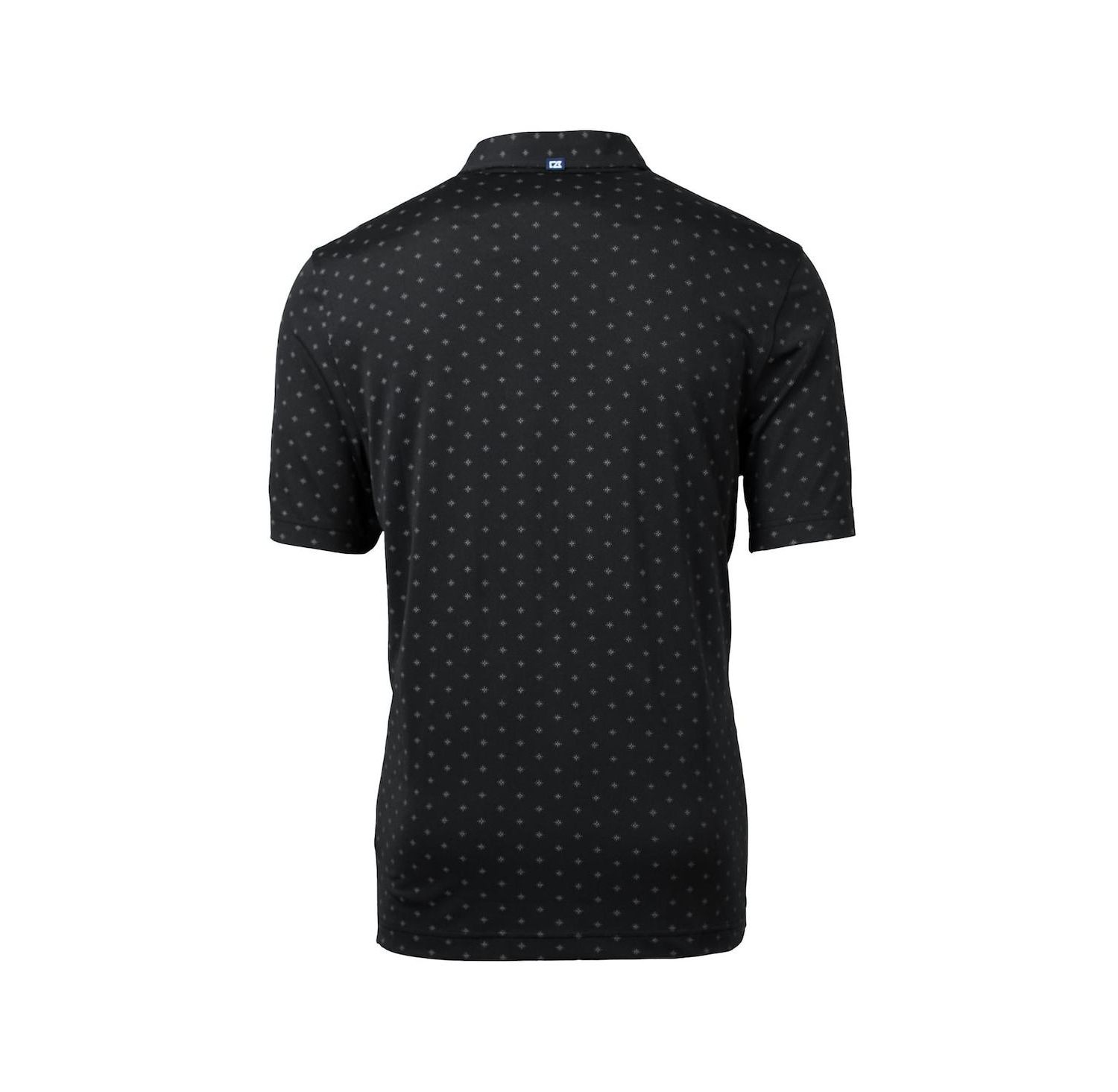 Men's Black Georgia Bulldogs Big & Tall Virtue Eco Pique Tile Print Polo Shirt