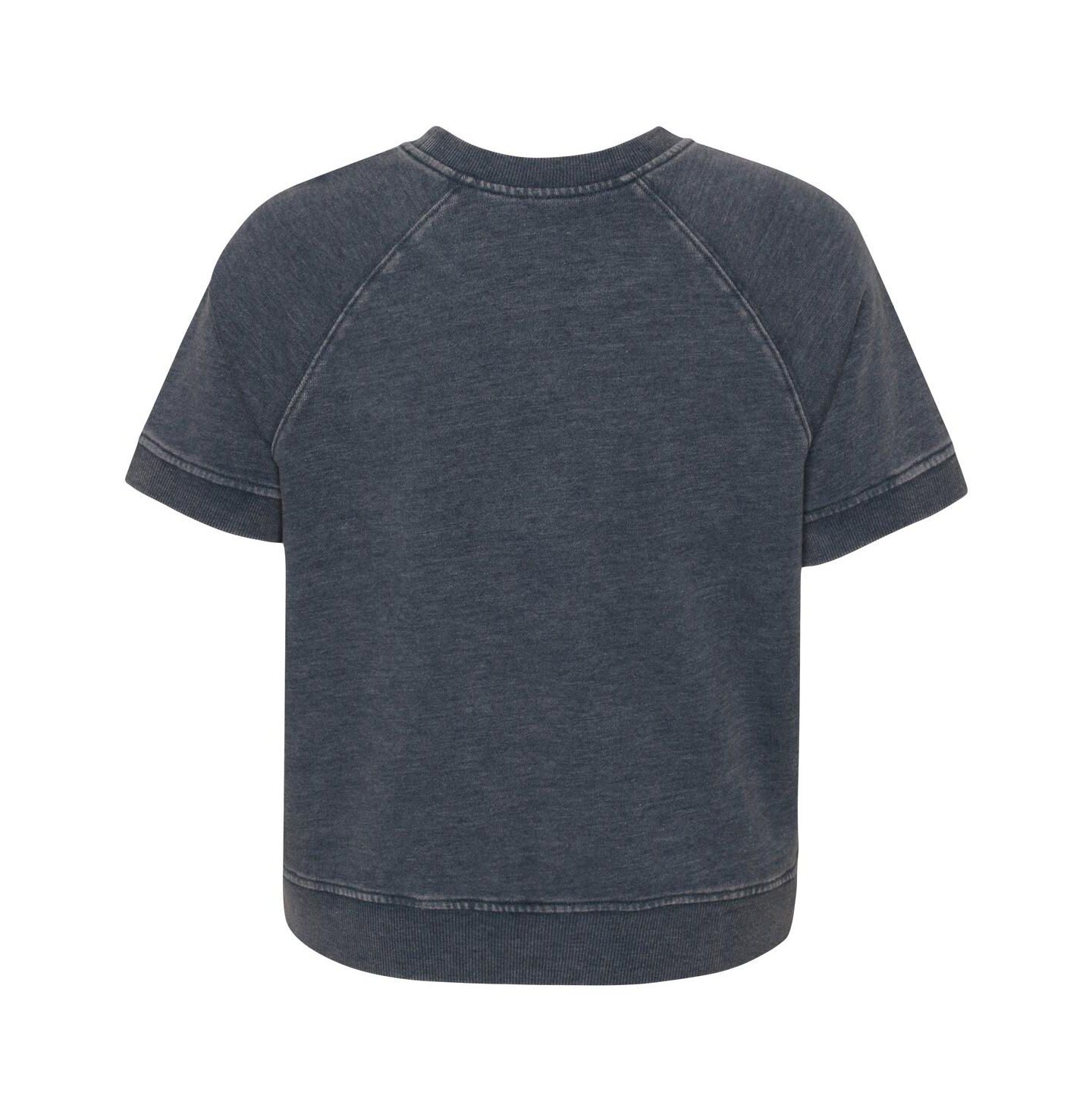 Футболка Outerstuff Heather Charcoal Los Angeles Rams Cheer Squad Raglan для девочек — фото 3