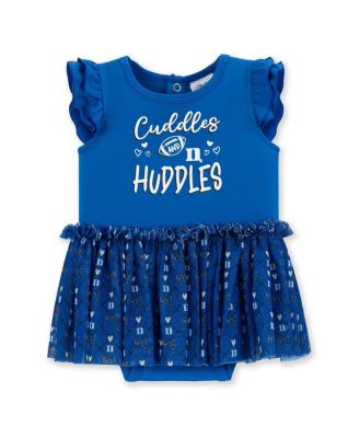 Baby Girls Royal Duke Blue Devils Onesie Dress